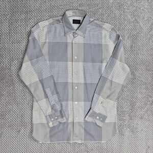 Calder Carmel Limited Edition 1/70 Shirt Blue Plaid Button Down Medium Cotton